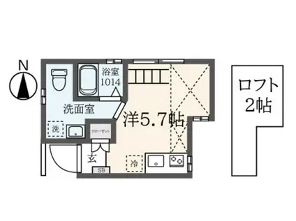 DAIYU-二十五番館(ワンルーム/3階)の間取り写真