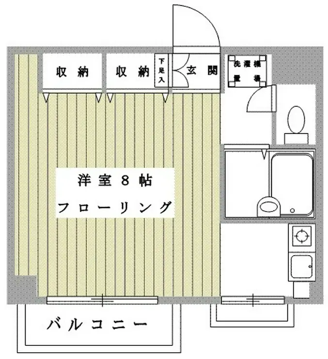 パティオ市ヶ尾 2階階 間取り