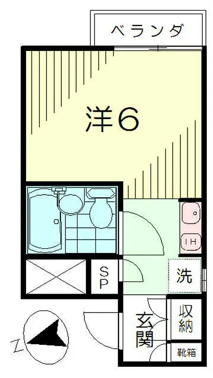 フレスコ尾山台 1階階 間取り