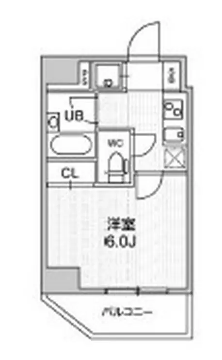 コンシェリア新橋 5階階 間取り