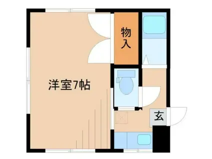 フロマージュ(1K/2階)の間取り写真