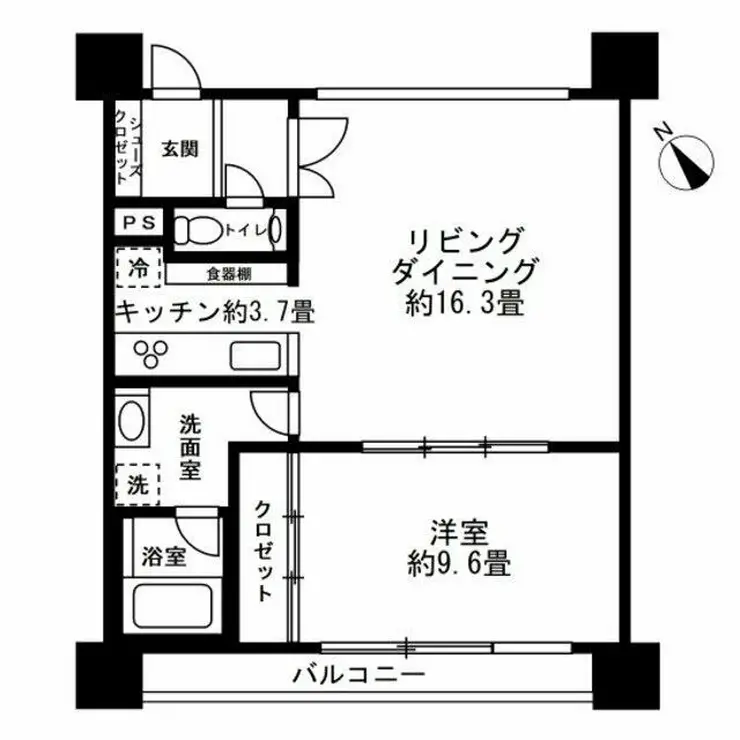 リリファ横濱山下町 7階階 間取り