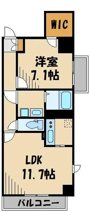 BJ氷川町 4階階 間取り