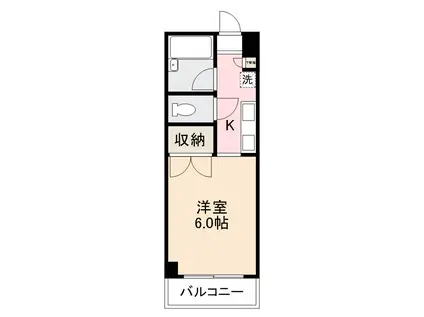 アイビータウンIII(1K/4階)の間取り写真