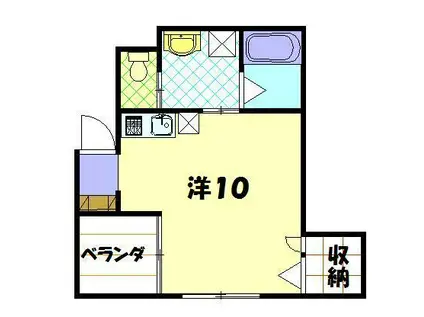 アミティすわの杜(ワンルーム/7階)の間取り写真