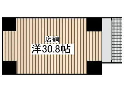 REPOS SAKURAGI(ワンルーム/1階)の間取り写真