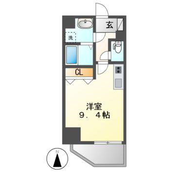 シェモア泉(ワンルーム/7階)の間取り写真