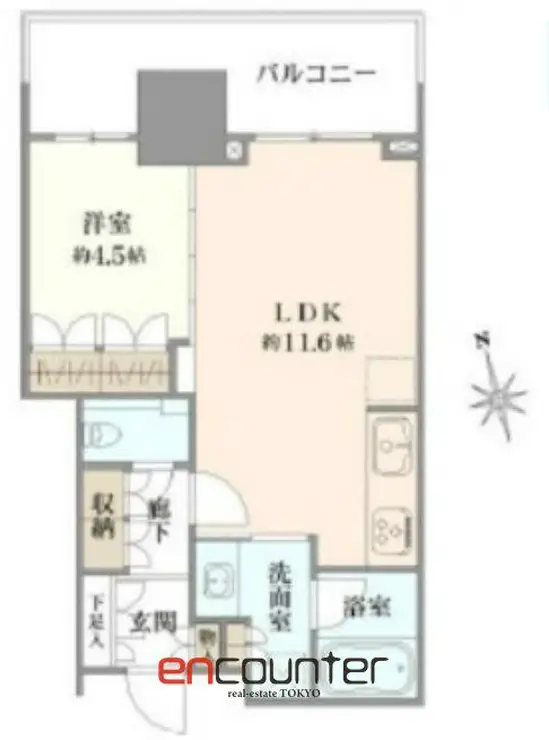 ブランズタワー芝浦 11階階 間取り