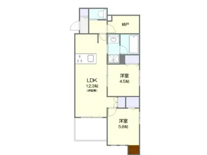 イースト SEDONA(2SLDK/3階)の間取り写真