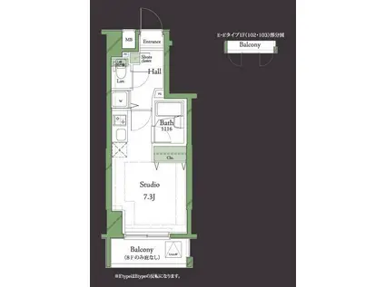 HF明大前レジデンス(ワンルーム/1階)の間取り写真