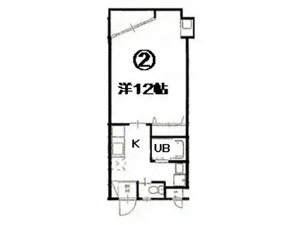 イル・ヴィーノ(1K/3階)の間取り写真