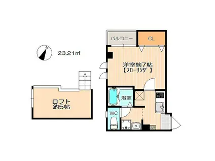 イル・グラッツィア博多駅東III(1K/3階)の間取り写真