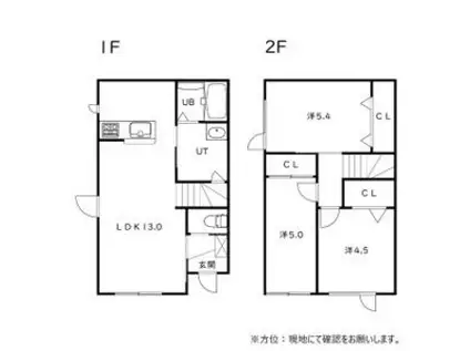 MAISON DE COCO(3LDK/1階)の間取り写真