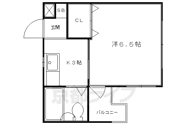 ダイユウレストハウス(1K/1階)の間取り写真