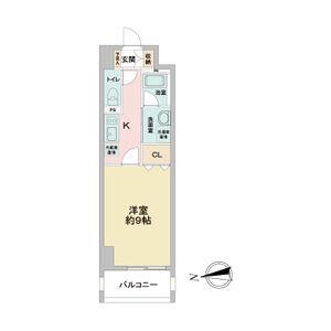 レジディア東桜(1K/5階)の間取り写真
