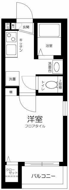 RAMS馬込(1K/2階)の間取り写真