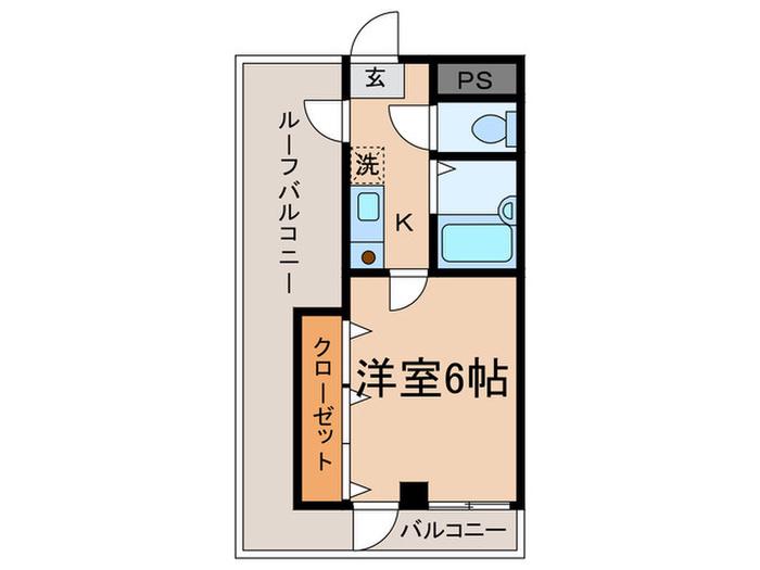 シンエイステイ京浜蒲田(1K/3階)の間取り写真