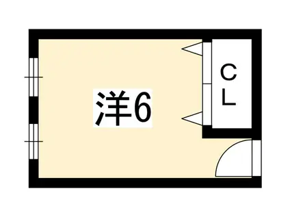 ハウスICHIDA(ワンルーム/2階)の間取り写真