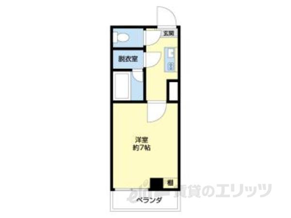 NASU33(1K/3階)の間取り写真