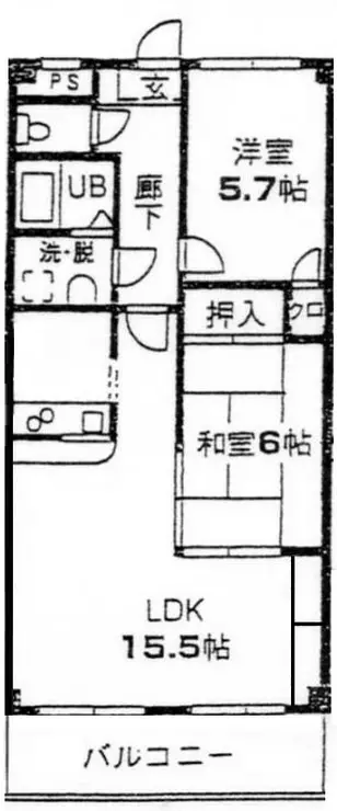 ソルデンテ21 2階階 間取り