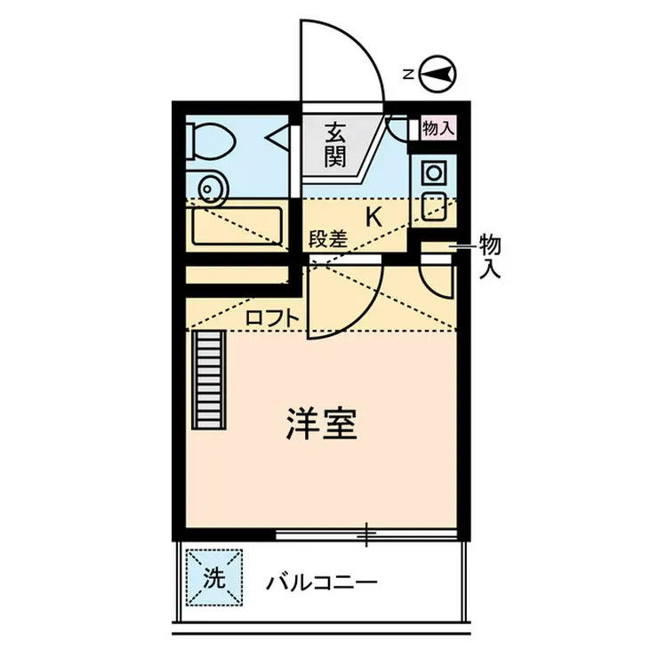 東小金井栄ハイム 2階階 間取り