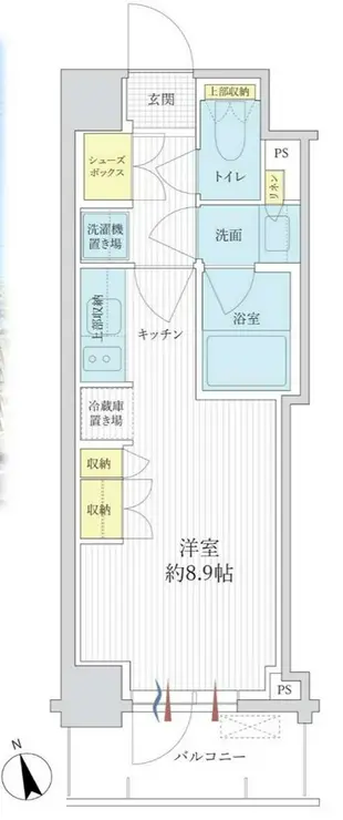 パークリュクス蒲田一丁目 2階階 間取り