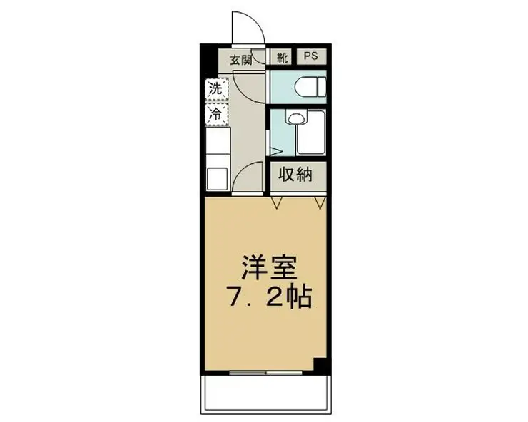 サンライズ・新城 5階階 間取り