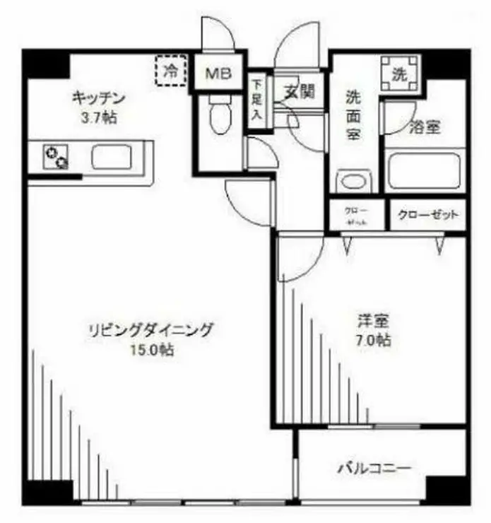 パレステュディオ日本橋東壱番館 11階階 間取り