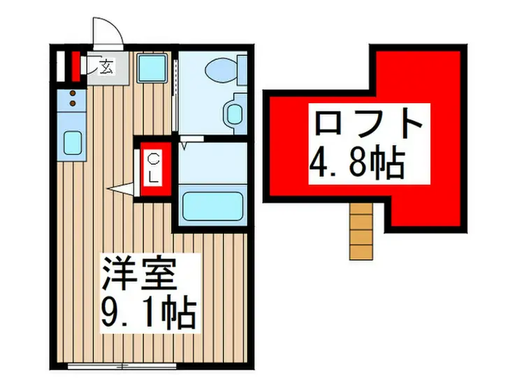アミュレット新都心 1階階 間取り