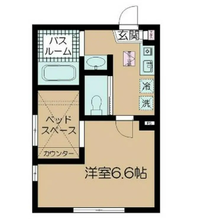 フェリーチェ洗足池 1階階 間取り