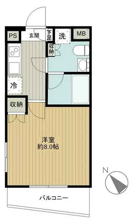 DUARES愛宕虎ノ門 4階階 間取り