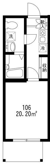 &N RESIDENCE(1K/1階)の間取り写真
