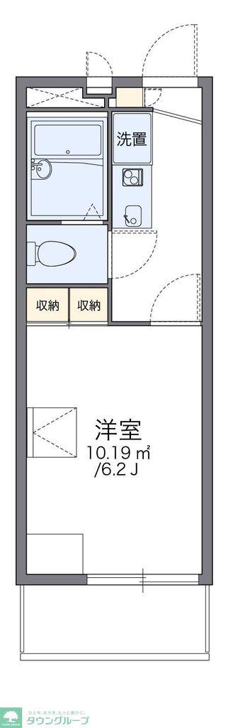 レオパレス藤久ハイツ(1K/1階)の間取り写真