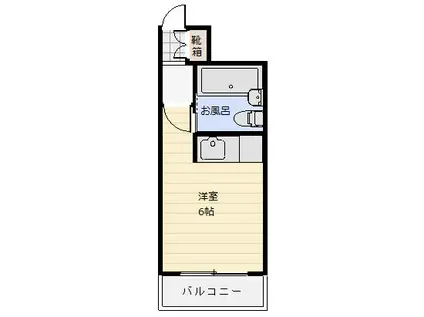 エクセレントヘイワ(ワンルーム/3階)の間取り写真