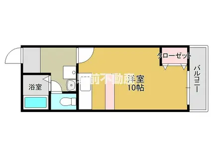 K・FLAT I(ワンルーム/1階)の間取り写真