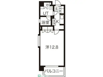 日神デュオステージ杉並井荻(1K/2階)の間取り写真