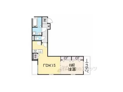 ロワール(1LDK/3階)の間取り写真