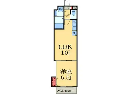 金太郎ヒルズ175(1LDK/3階)の間取り写真
