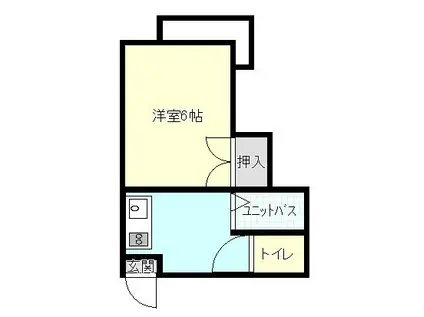 リゾートイン大和(1K/2階)の間取り写真