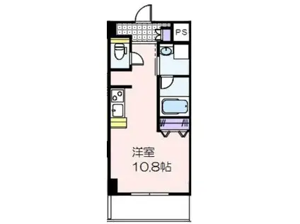 セントフィオーレ神宮(ワンルーム/3階)の間取り写真