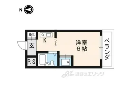 ドミトリーインテリジェンス(1K/3階)の間取り写真