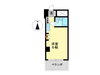 ラ・レジダンス・ド・シャトレーヌ(1K/2階)の間取り写真