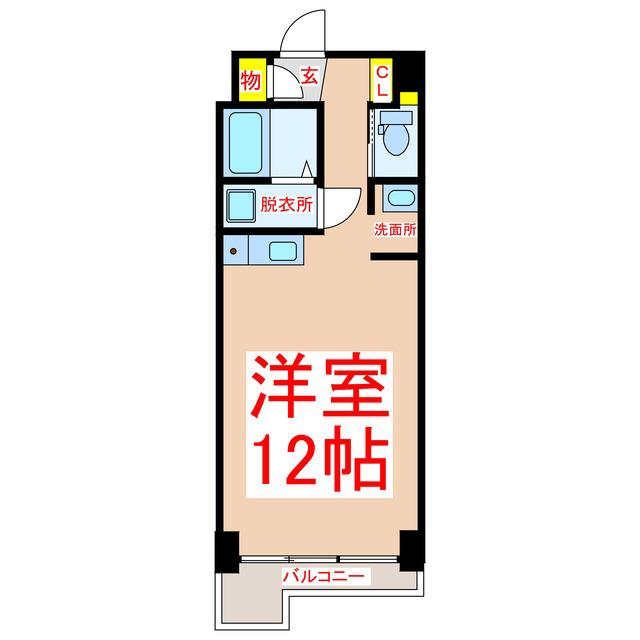 NEO BLD. PARKSIDE(ワンルーム/5階)の間取り写真