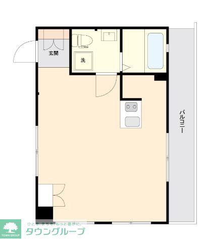 ONE ROOF FLAT NISHIWASEDA(ワンルーム/12階)の間取り写真