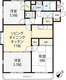 カーサゼルコバ(3LDK/2階)の間取り写真