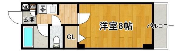 LILAC PART3(1K/4階)の間取り写真