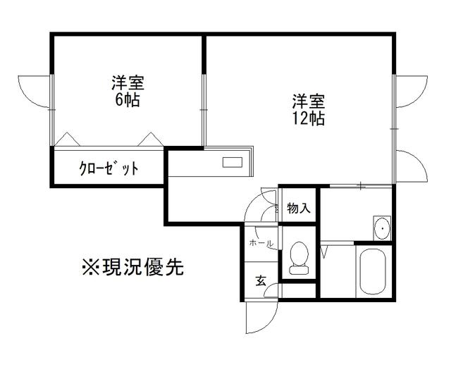 11-23MS(1LDK/1階)の間取り写真
