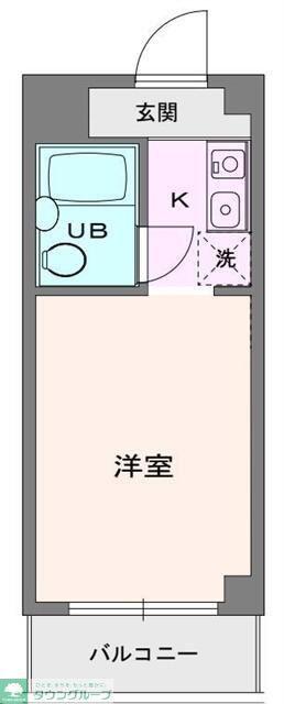 プラザ210YANOKUCHI(ワンルーム/3階)の間取り写真