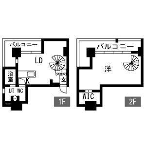 OZ ALLOGGIO(1LDK/9階)の間取り写真