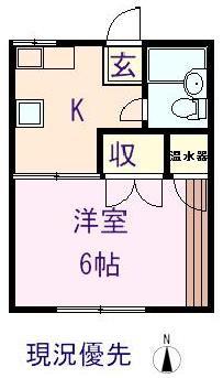 ODYビル(1K/3階)の間取り写真